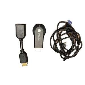 Google Chromecast (1st Generation) H2G2-42 HDMI Media Streamer - Black